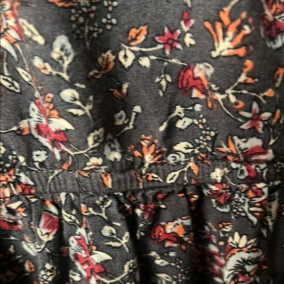 Hem & Thread Floral Mini Dress - Black and Pink 312 boho - Picture 12 of 15